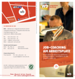 Flyer Job-Coaching am Arbeitsplatz